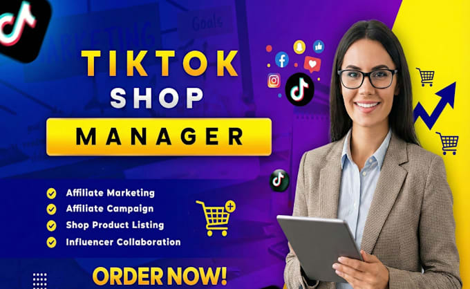 tiktok shop setup, management and sales optimization
