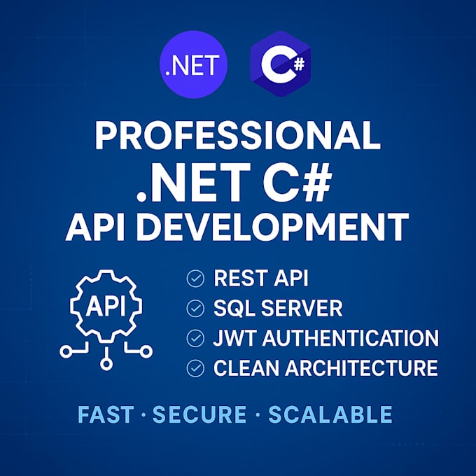 develop and integrate dotnet web apis for your application