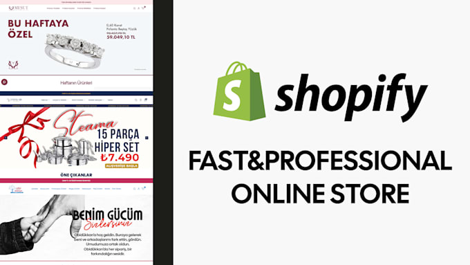 build your shopify website and handle all graphic design