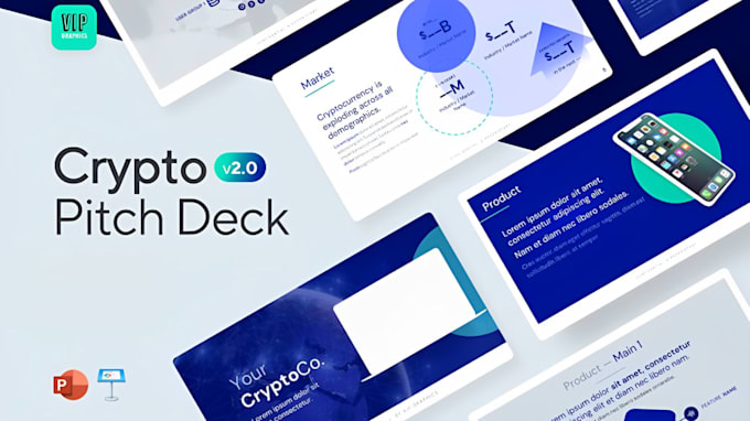 build a fintech startup pitch deck, crypto pitch deck, cloud software pitch deck