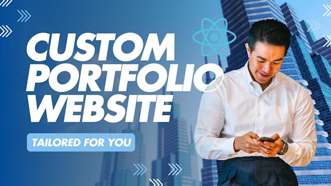 build your portfolio website using react