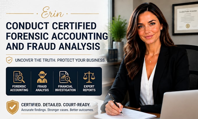 conduct certified forensic accounting and fraud analysis