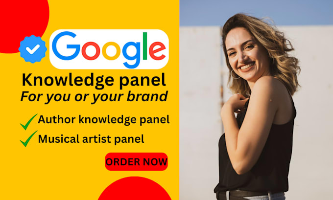 create a standard google knowledge panel, knowledgepanel for any person or brand