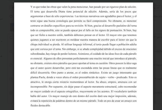 corregir y pulir tu texto creativo, cuento, novela o guion