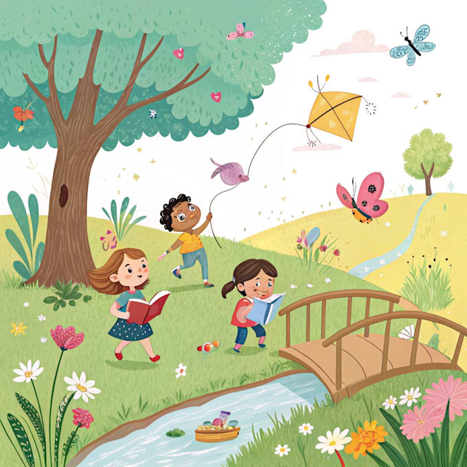 draw children book illustration