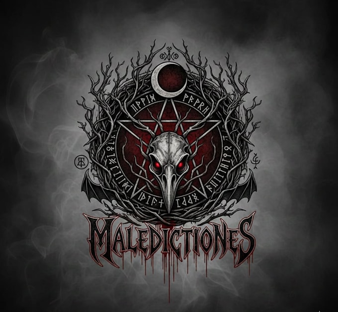 design an original occult band logo