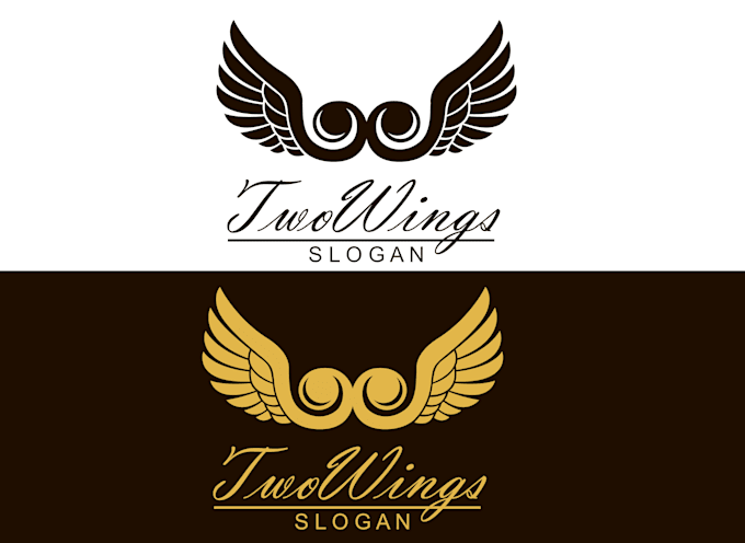 design gorgeous wings logo