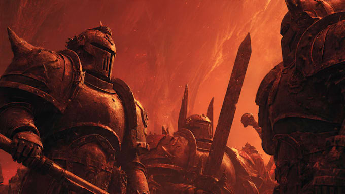 create warhammer illustration of you
