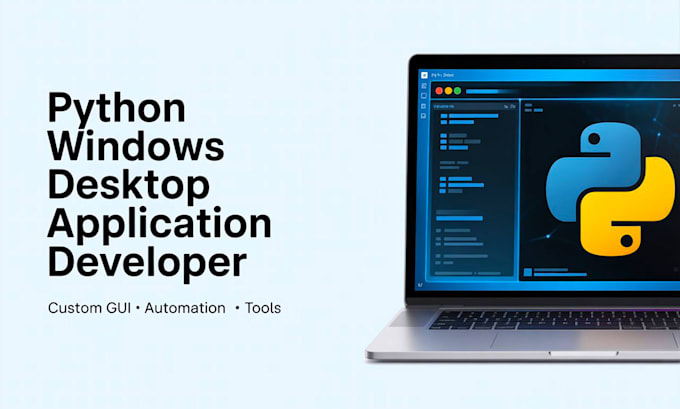 create professional windows desktop application using python