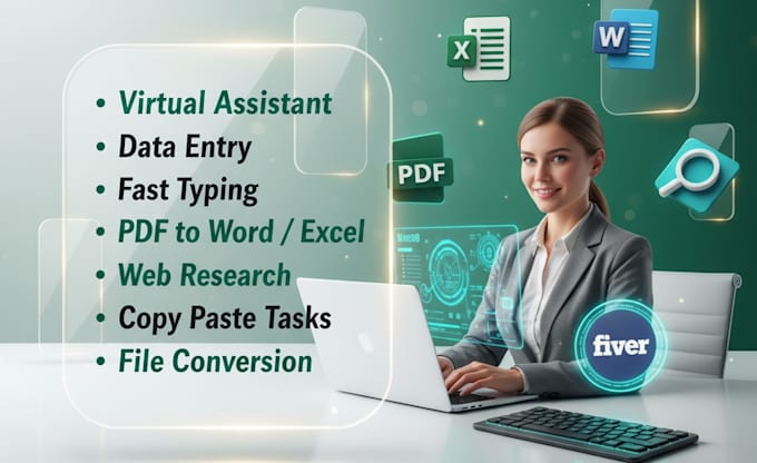 be your expert data entry, copy paste, web research and typing