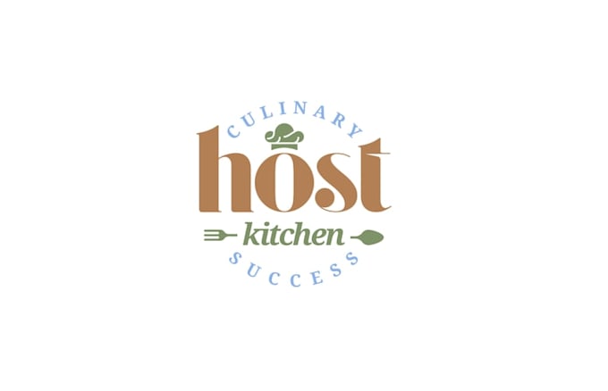 design unique host kitchen logo