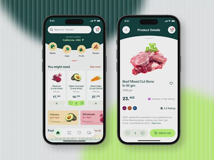 Develop grocery delivery app, food delivery app, multivendor app ...