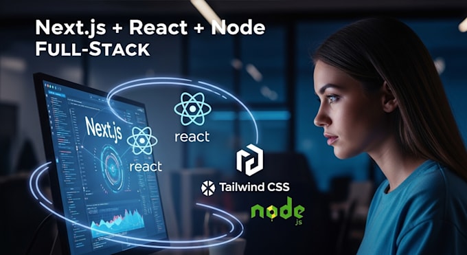create the website with nextjs, react js, tailwind with backend nodejs