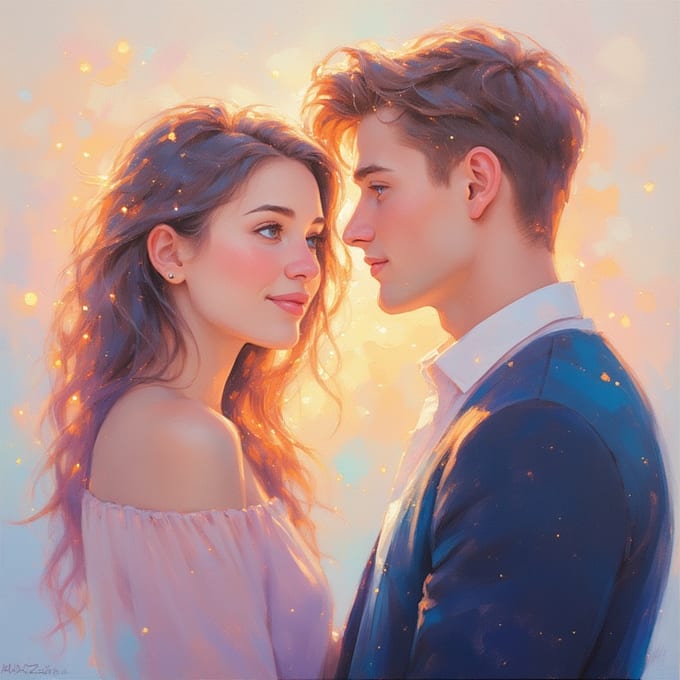 draw anime couple or duo characters