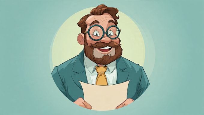 design professional cartoon logo