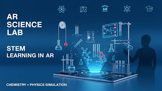 develop an ar science lab simulation game for interactive chemistry