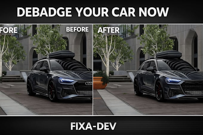 debadge your fivem car in short time