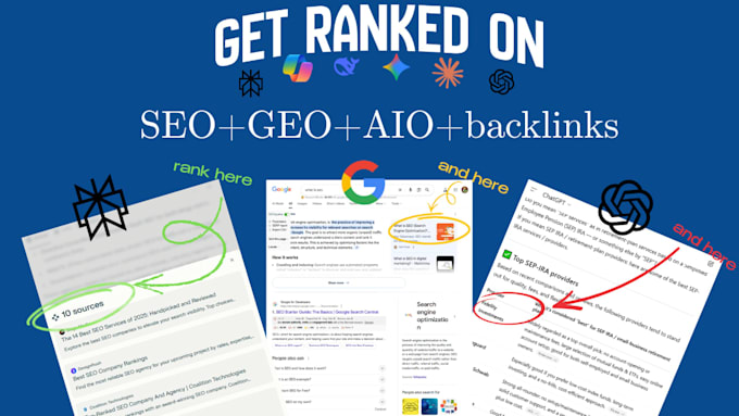 deliver GEO SEO, aeo optimisation, and backlinks monthly