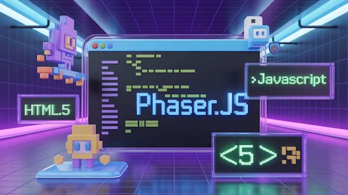 create 2d HTML5 game, web game development, 2d javascript browser