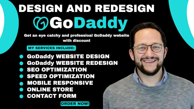 Design and redesign your godaddy website professionally with godaddy ...