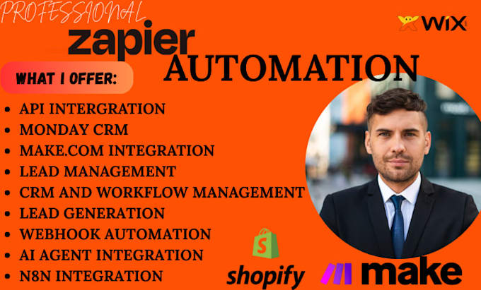 zapier monday crm email sales workflow integration for hubspot slack wordpress