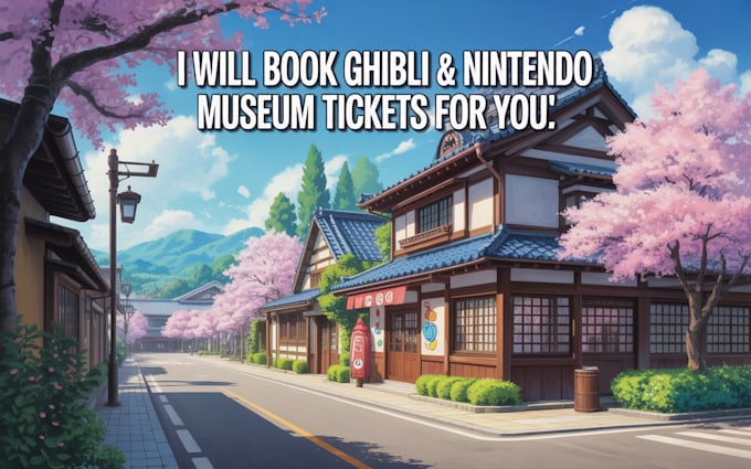 Ingresse ingresso para o museu ghibli e museu nintendo para você