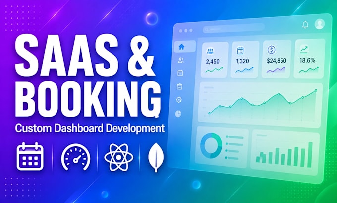 develop a saas booking system with admin dashboard using mern