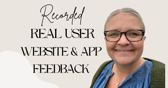 record a review of your website or app user experience and share suggestions