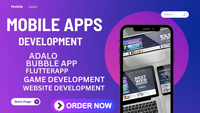 build no code web mobile apps using adalo, flutterflow, bubble io, appsheet