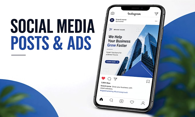 design social media posts, banners and ads