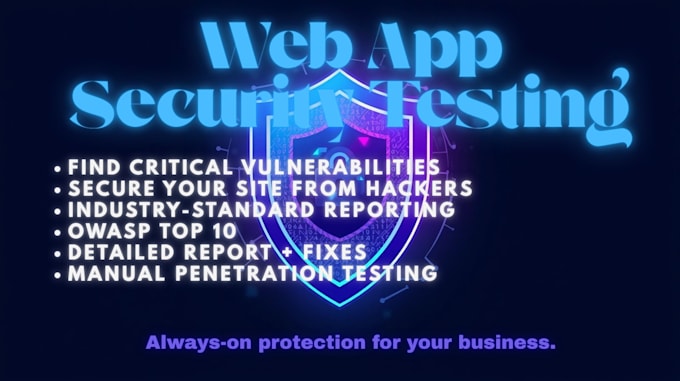 perform professional web application penetration testing  owasp top 10