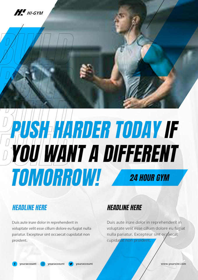 design sports event flyer