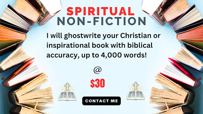 ghostwrite your christian book with biblical accuracy