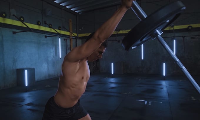 create cinematic, high energy fitness and gym videos