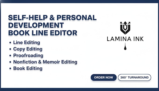 line copy edit your self help or memoir for your manuscript