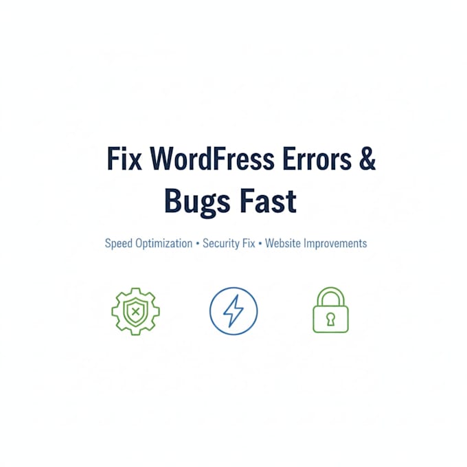 fix 1 wordpress error, white screen or critical bug