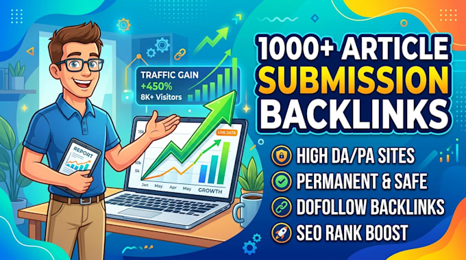 do 1000 article submissions backlinks on high da pa websites