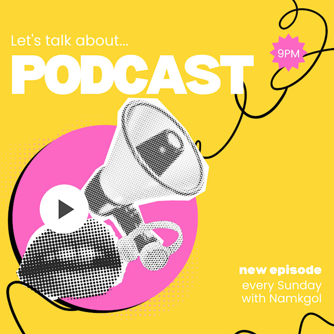 podcast artwork designer for spotify and apple podcasts