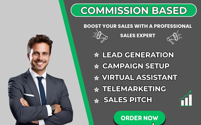 be your commission based sales closer and professional sales representative