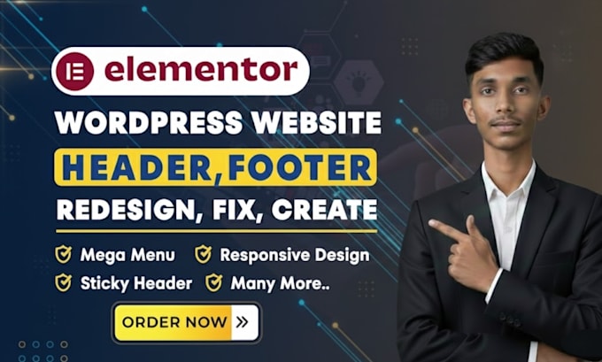 quickly fix wordpress header, menu or footer issues