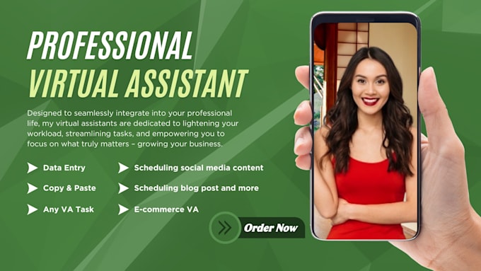 be your virtual assistant data entry admin tasks general assistance