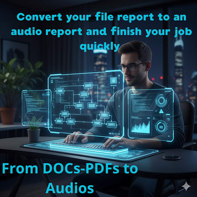 convert your file report to an audio report