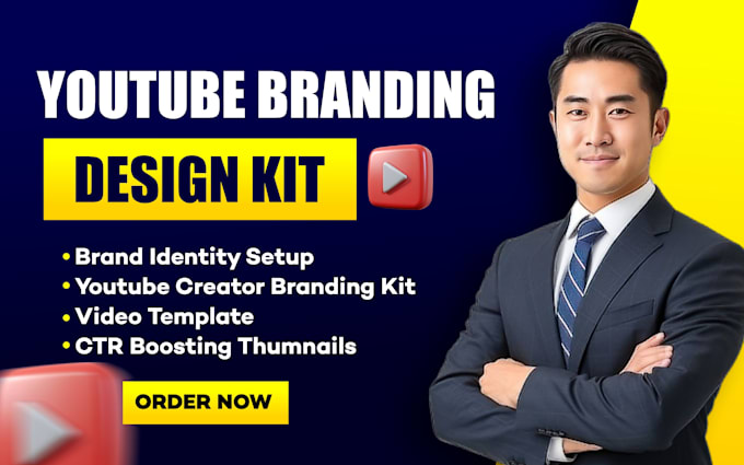 Design youtube branding kit, thumbnail system and video identity ...