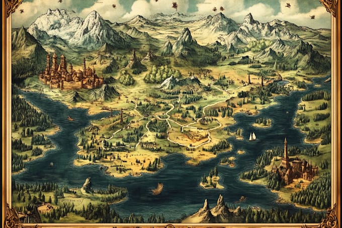 do fantasy map and city maps