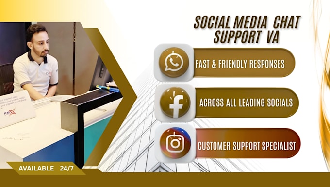 be your professional social media chat handler and customer support VA