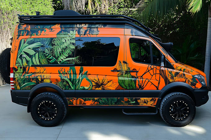 create professional car wrap , vehicle wrap