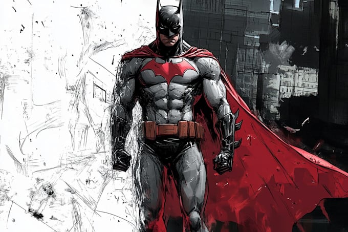 do a superhero comic, comic art, comic cover art