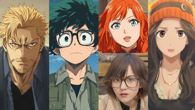 draw anime or manga style portrait