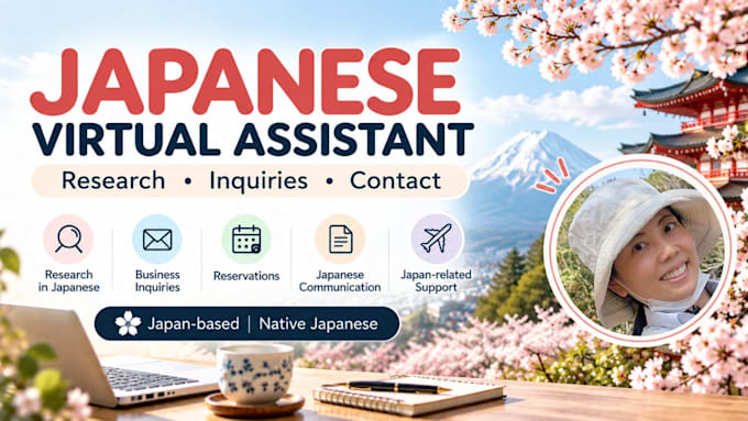 be your japanese virtual assistant for research and inquiries