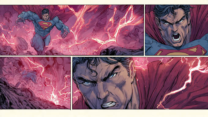 do superhero comic page